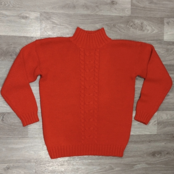Vintage Cara Soho - Wool Mock Turtleneck Sweater - Picture 2 of 4